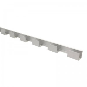Flexible aluminum profile 16x10 for silicone sleeves