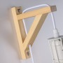 Wooden cage wall light "MICA".