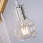 Wooden cage wall light "MICA".