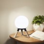 Wooden table lamp "MOON".