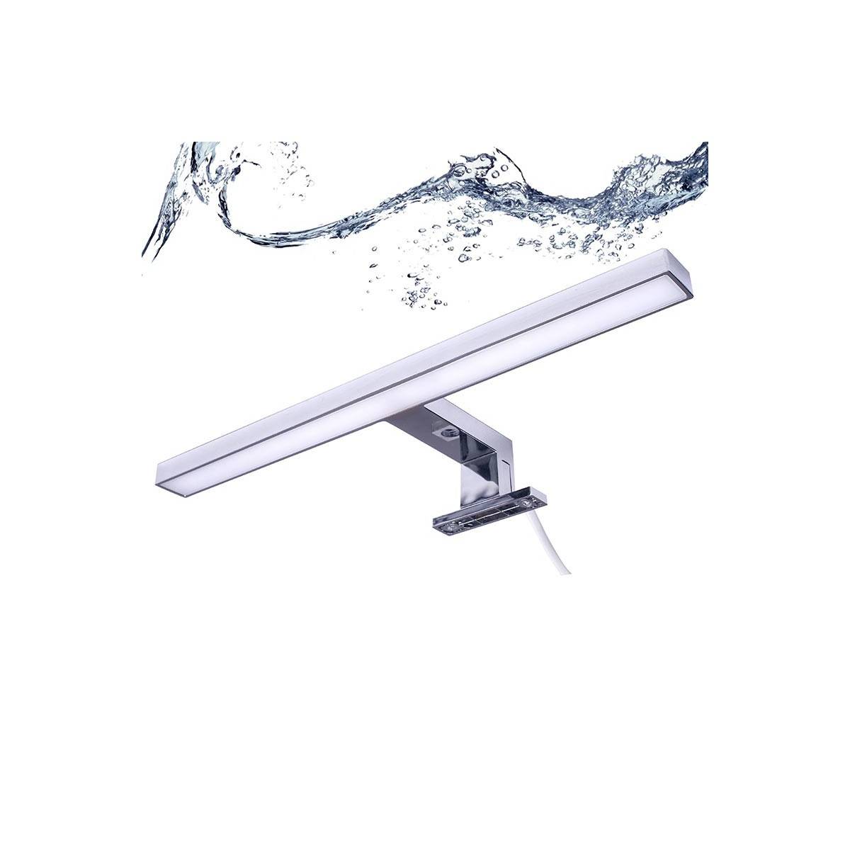 Lampe Miroir Salle de Bain LED 5W, IP44 Etanche 30cm Pince