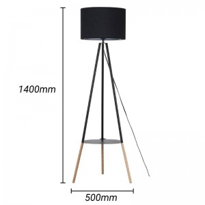 Tripod Floor Lamp with Table "Mandi".