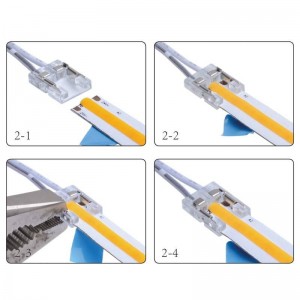 Single color quick connector bridge strip to strip or profile to profile 10mm