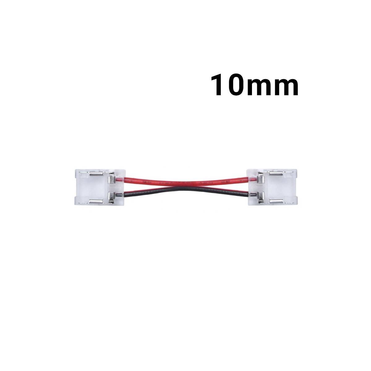 Single color quick connector bridge strip to strip or profile to profile 10mm