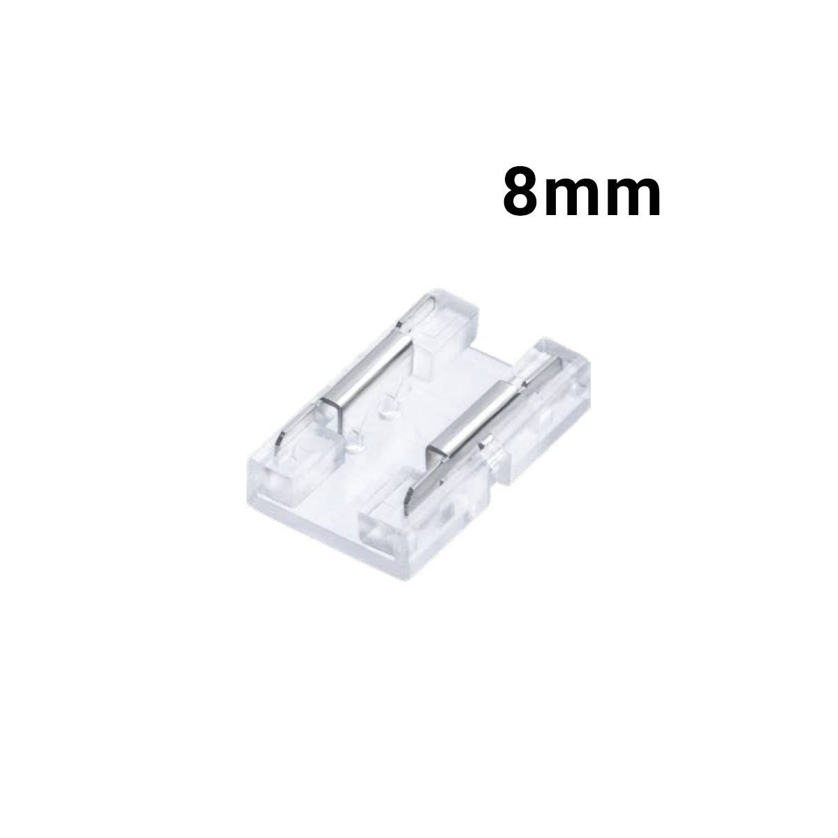 Quick connector CLIP INVISIBLE 2 pin strip to strip connection single color 8mm IP20