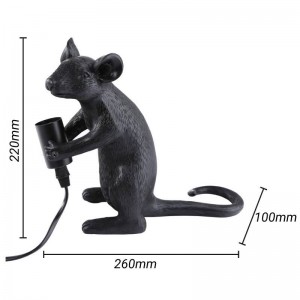 Resin mouse table lamp "MOUSE".