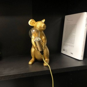 Resin mouse table lamp "MOUSE".