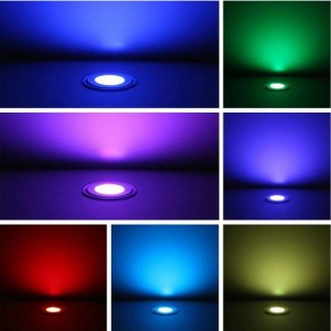 RGB recessed LED beacon spotlight