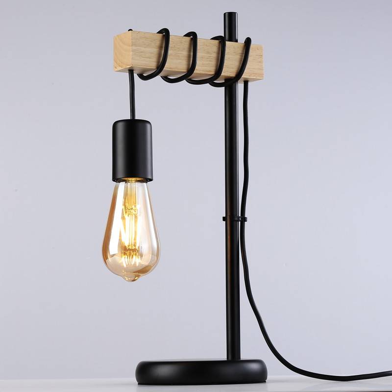 Wooden table lamp "WOODA". Wooden table lamp "WOODA".