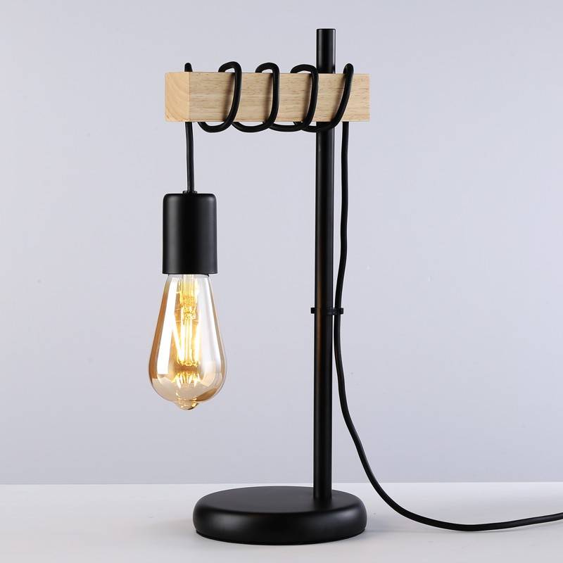 Wooden table lamp "WOODA". Wooden table lamp "WOODA".