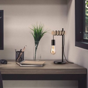 Wooden table lamp "WOODA".