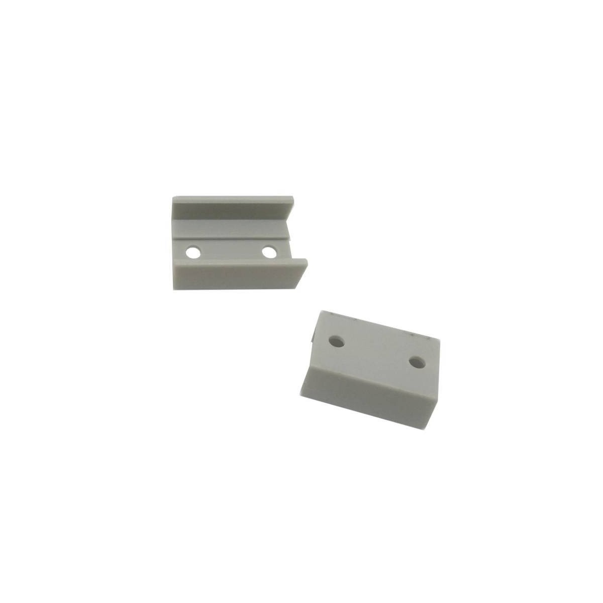 180º JOINT FOR EXTRUDED ALUMINUM PROFILE WITH SURFACE 17X8MM