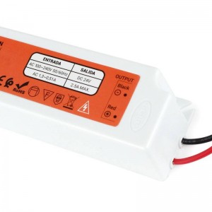 Compact waterproof power supply 24V 60W IP67