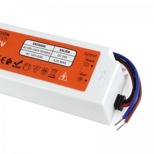 Compact waterproof power supply 24V 100W IP67