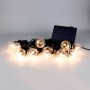 Outdoor Solar LED Garland 8m with 10 integrated bulbs