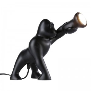 Orangutan" resin gorilla table lamp