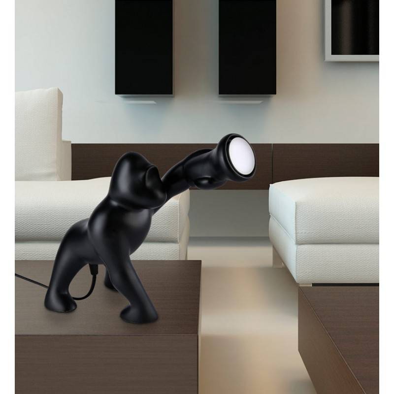 Orangutan" resin gorilla table lamp
