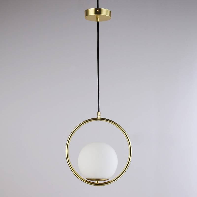 Crystal ball ceiling pendant lamp "KATE".