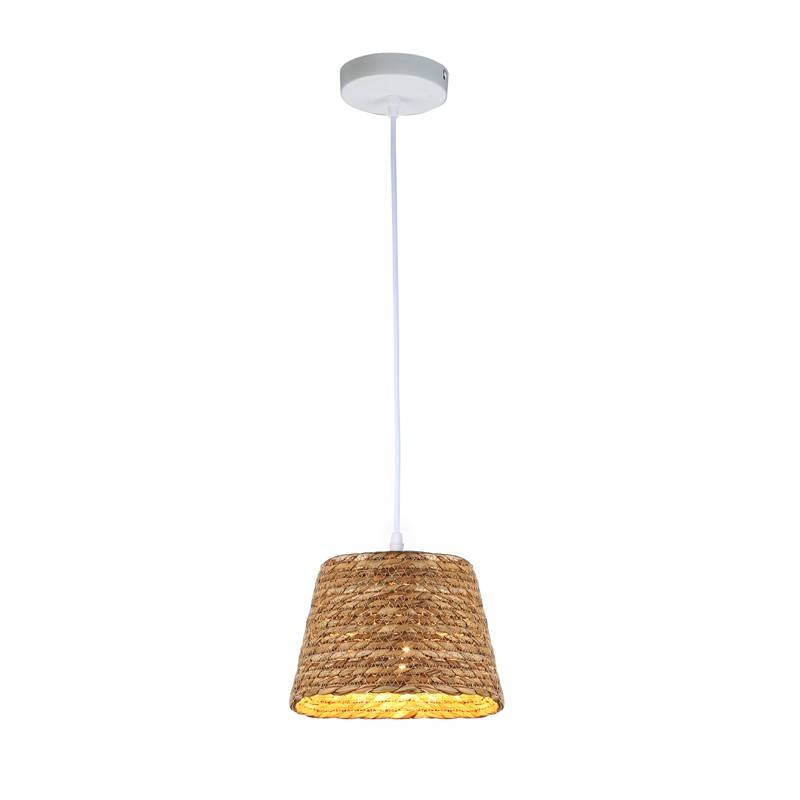 Hemp pendant lamp "MUSH".