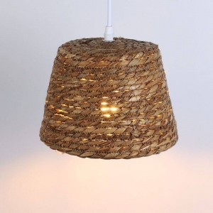 Hemp pendant lamp "MUSH".