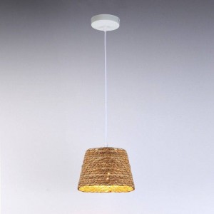 Hemp pendant lamp "MUSH".