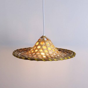 Bamboo pendant lamp "DIDO".