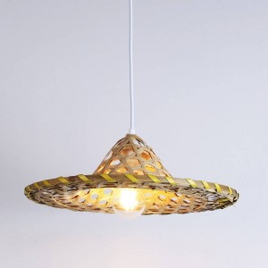 Bamboo pendant lamp "DIDO".