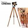 Vintage floor lamp with tripod "CINEMA" 137cm