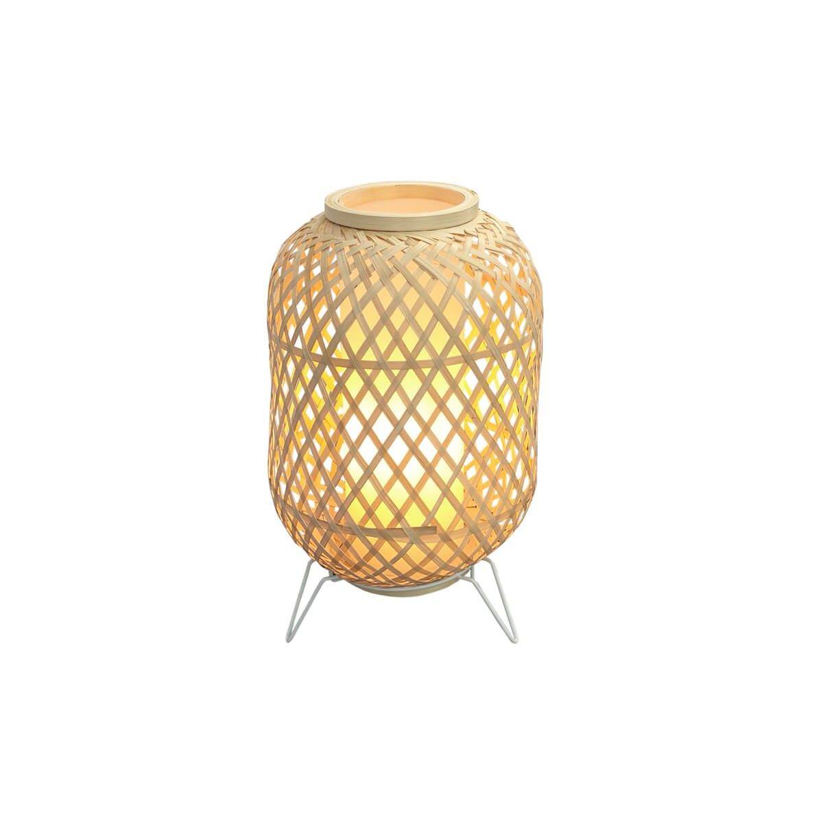 wicker table lamp