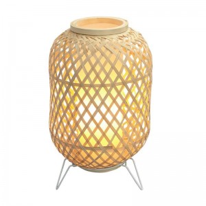 wicker table lamp