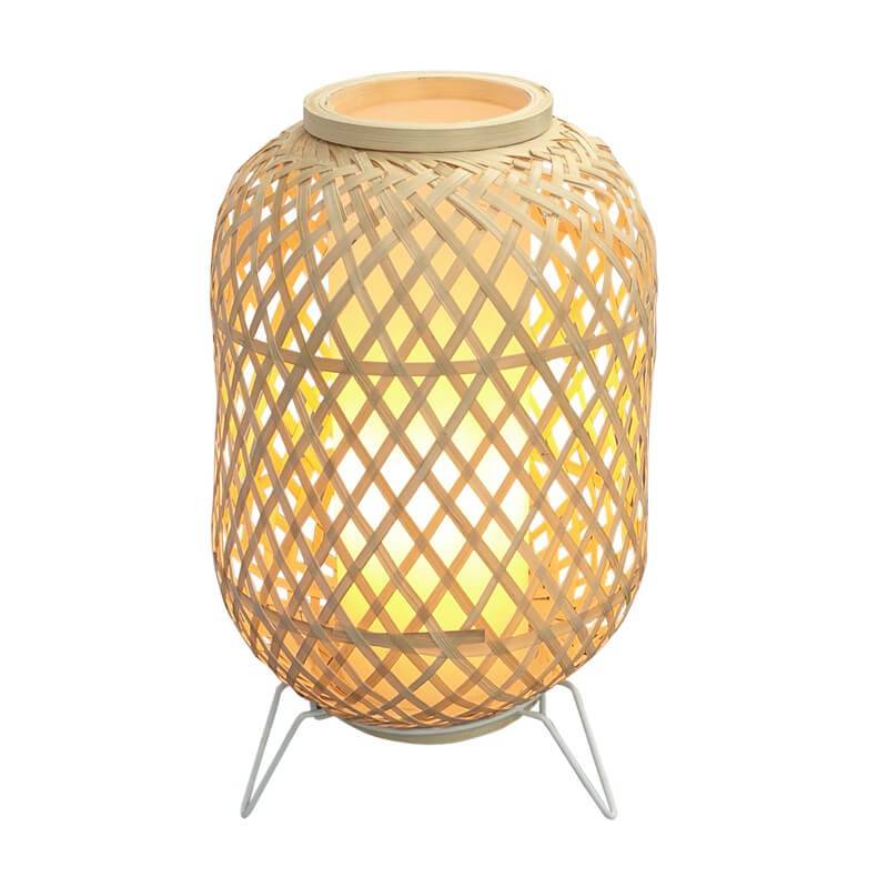 wicker table lamp