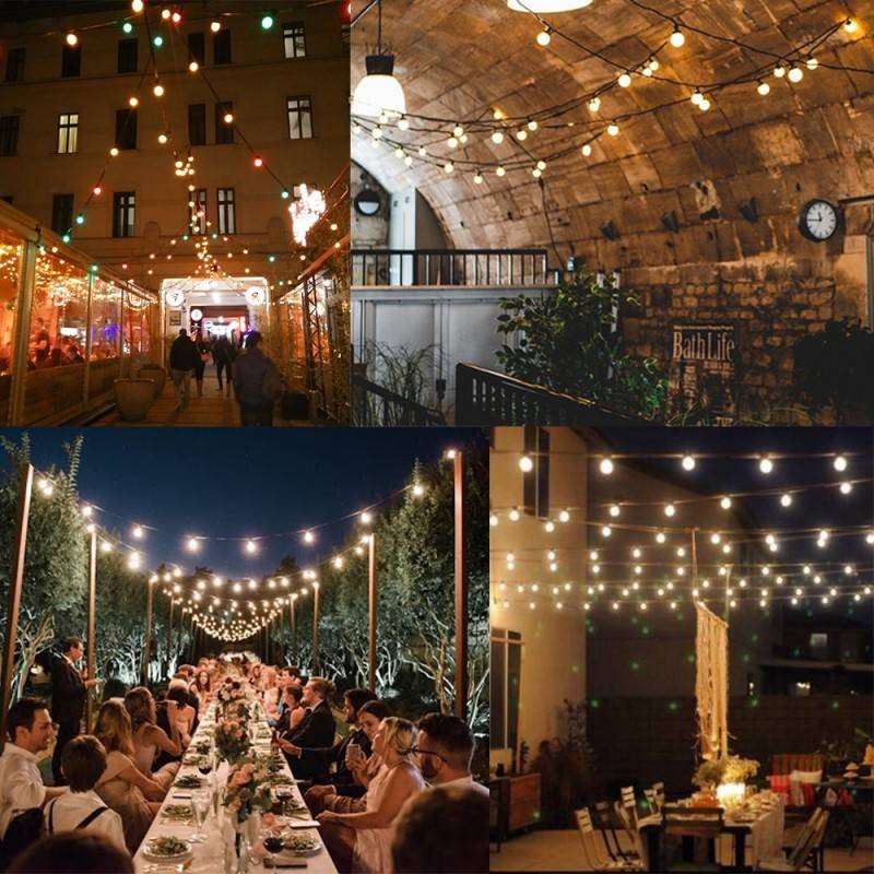 Decorative garland of 10 meters for outdoor interconnectable 10 meters Decorative garland of 10 meters for outdoor interconnectable 10 meters