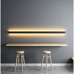 Aluminium double LED strip profile - 23.5x22.6mm - Strip ≤ 12mm - 2 meters