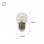 Decorative LED filament bulb 1W E27