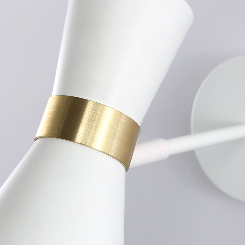 Nordic style white and gold interior wall lamp Nordic style white and gold interior wall lamp