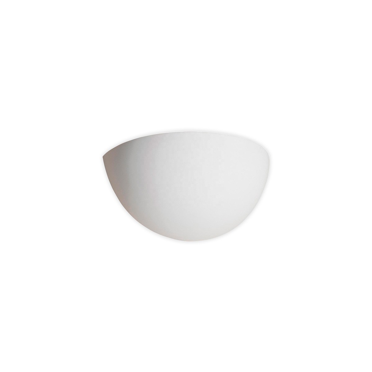 Plaster wall light "HALF" E14