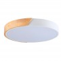Ceiling LED Circular 35W White and Wood CCT ø408x50mm