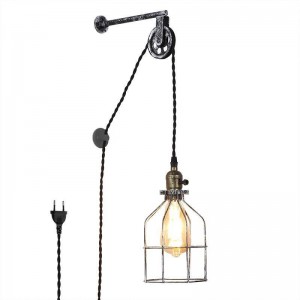 Clockwell" cage pendant...