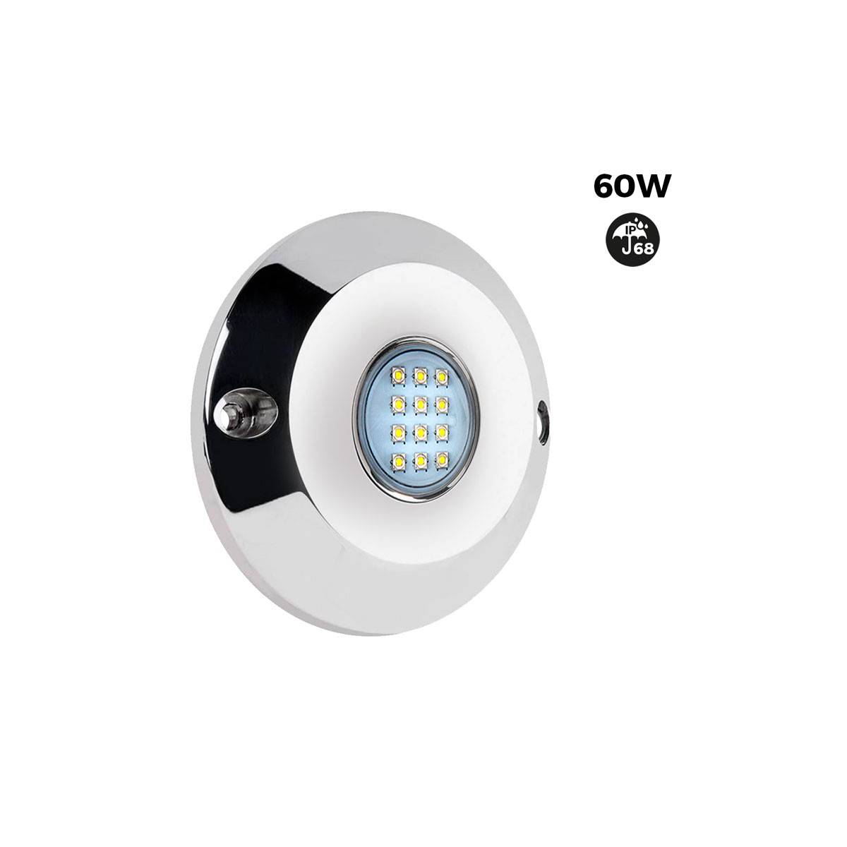 SURFACE MARINE LAMP 60W "Cool White" 12V IP68