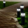 Fumagalli ESTER 500 LED 10W mini road bollard with GX53 CCT Bulb