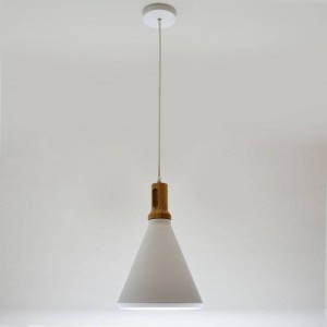 Kolmio lamp, Nordic style, white color.