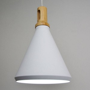 Kolmio lamp, Nordic style, white color.