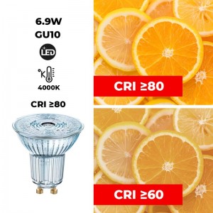 LED Bulb VALUE PAR16 80 GU10 120º 6.9W 4000K