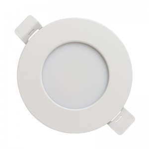 Recessed LED downlight 7W IP44 with CCT selector switch