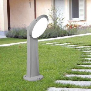GABRI REMILUCIA LAMP POST 1L GREY OPAL WITH LAMP HOLDER E27