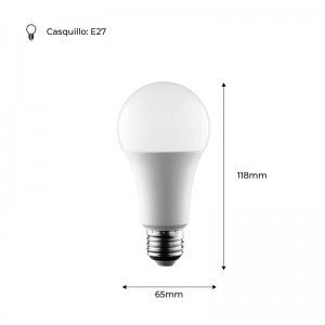 LED Bulb E27 A65 14W 1400Lumens