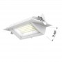 Downlight LED rectangular tilting downlight 38W 120° CCT LIFUD driver