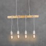 Vintage wooden pendant lamp "Otto" - 4 x E27