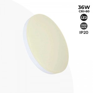 36W 3300lm circular surface mounted LED ceiling lamp