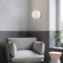 Round wall sconce